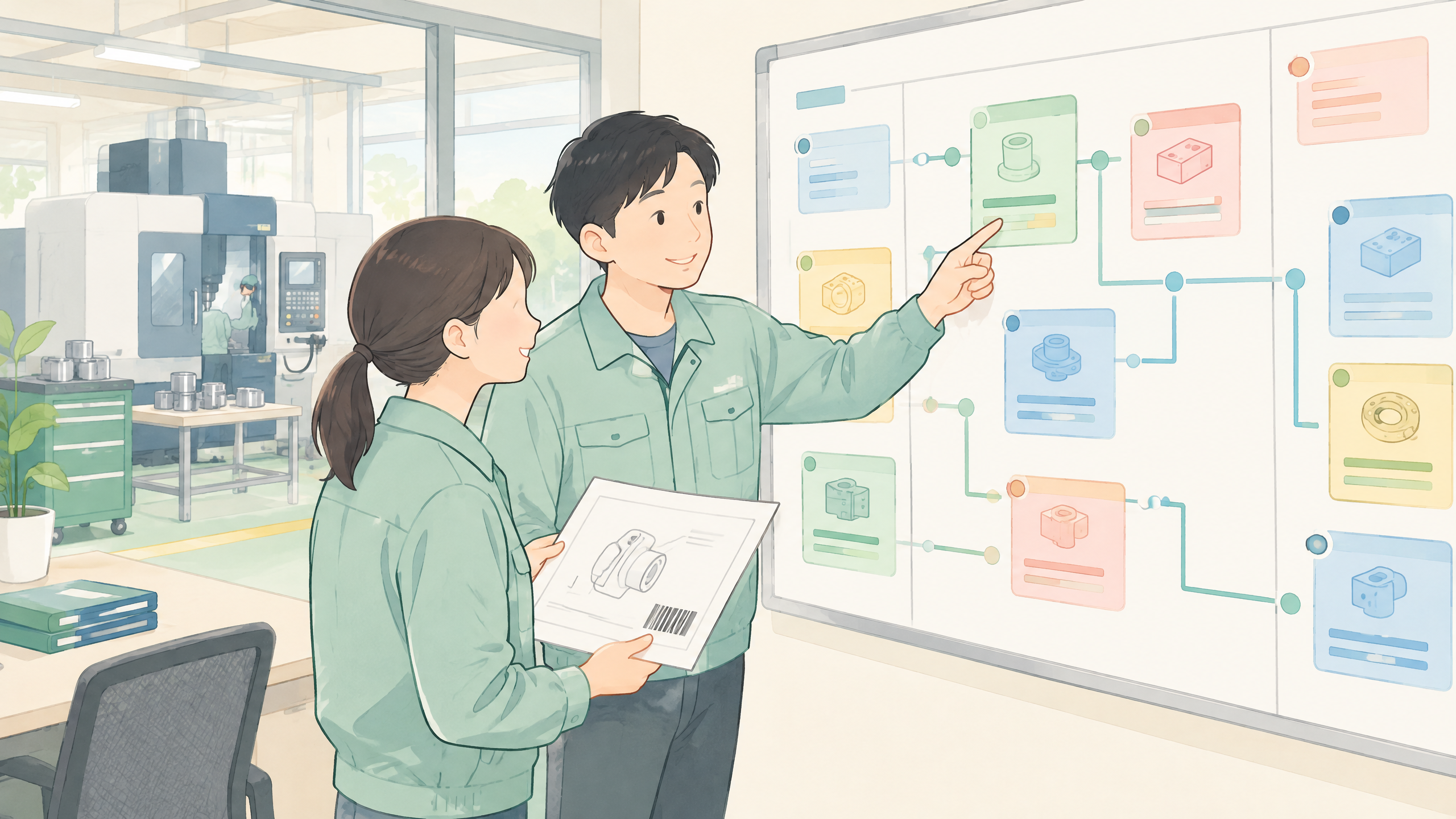 記事「生産管理システムの役割とは？元町工場が「進捗の見える化」を選んだ理由」のアイキャッチ画像